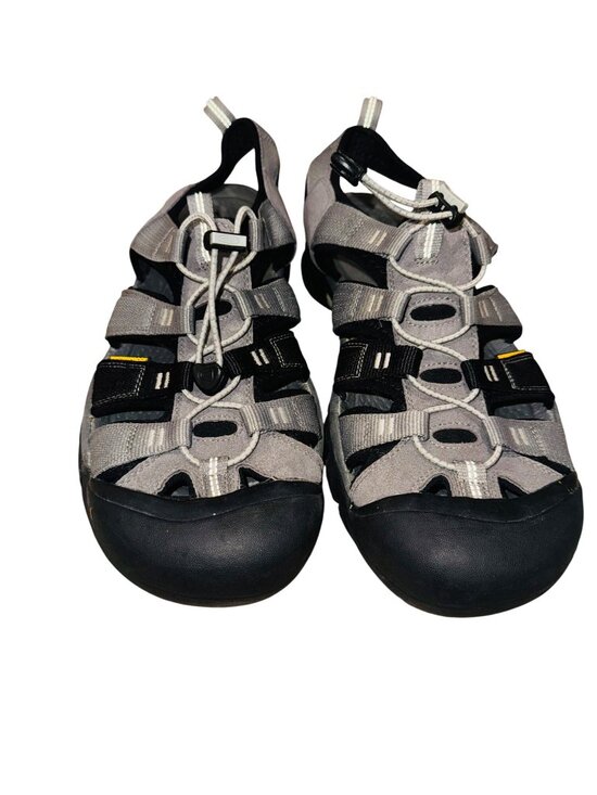 Keen Mens Newport H2 Sandals 13 Grey Black Water-Resistant Outdoor Hiking Sandal